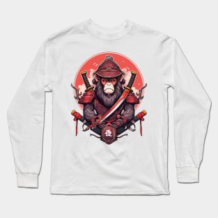 samurai ape Long Sleeve T-Shirt